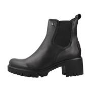 Panama Jack Klassiska Chelsea Boots med gummisula Black, Dam