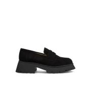 ALMA EN PENA Platåloafers Black, Dam