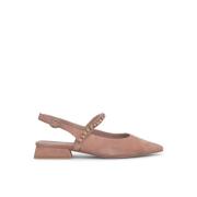 ALMA EN PENA Slingback platt sko Pink, Dam