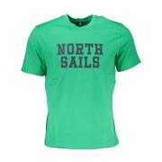 North Sails Stilig Logotyptryck Grön Tee Green, Herr