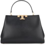 Tory Burch Eleanor Läder Bostonväska Black, Dam