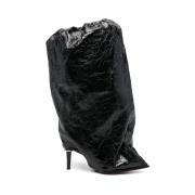 Alexander McQueen Svarta Lackläder Stilettklackar Black, Dam