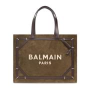 Balmain shopper typ väska Green, Dam