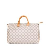 Louis Vuitton Vintage Pre-owned Canvas handvskor Blue, Dam