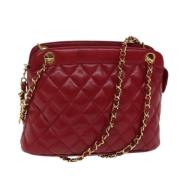 Chanel Vintage Pre-owned Laeder chanel-vskor Red, Dam