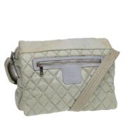 Chanel Vintage Pre-owned Nylon chanel-vskor Gray, Dam