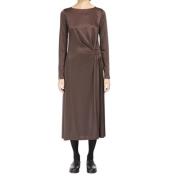 Max Mara Bruna Klänningar Semi-fitted Stil Brown, Dam