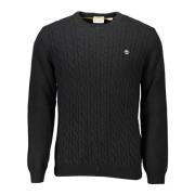 Timberland Black Nylon Sweater Black, Herr