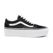 Vans Svarta Canvas Sneakers med Applikationsdetaljer Black, Herr