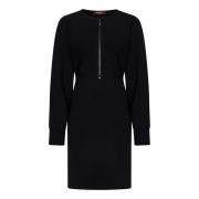 Max Mara Svart Klänning för Kvinnor Elegant Komfort Black, Dam