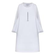 Alexander McQueen Vit Ribbad Bomullstanktopp White, Dam