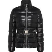 Tommy Jeans Svart jacka för kvinnor Aw24 Black, Dam