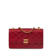 Chanel Vintage Pre-owned Silke chanel-vskor Red, Dam