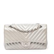 Chanel Vintage Pre-owned Laeder chanel-vskor Gray, Dam