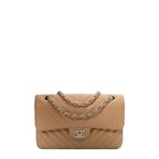 Chanel Vintage Pre-owned Laeder chanel-vskor Beige, Dam