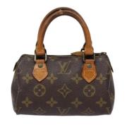 Louis Vuitton Vintage Pre-owned Canvas louis-vuitton-vskor Brown, Dam