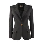 Elisabetta Franchi Jackets Black, Dam