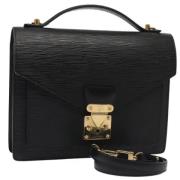 Louis Vuitton Vintage Pre-owned Laeder handvskor Black, Dam