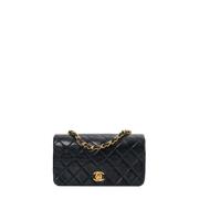 Chanel Vintage Pre-owned Laeder chanel-vskor Blue, Dam