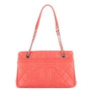 Chanel Vintage Pre-owned Laeder chanel-vskor Red, Dam