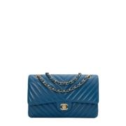 Chanel Vintage Pre-owned Laeder chanel-vskor Blue, Dam