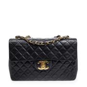 Chanel Vintage Pre-owned Laeder chanel-vskor Black, Dam