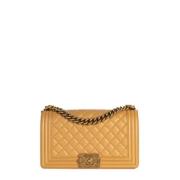 Chanel Vintage Pre-owned Laeder chanel-vskor Yellow, Dam