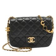 Chanel Vintage Pre-owned Laeder chanel-vskor Black, Dam