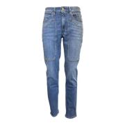 Jeckerson Slim Fit Herr Jeans med Lappar Blue, Herr