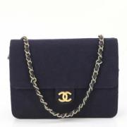 Chanel Vintage Pre-owned Canvas chanel-vskor Blue, Dam