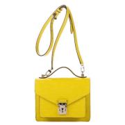 Louis Vuitton Vintage Pre-owned Laeder louis-vuitton-vskor Yellow, Dam