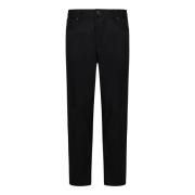 Emporio Armani Svarta Slim Fit Jeans med Logo Black, Herr