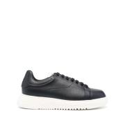 Emporio Armani Blåa Sneakers Blue, Herr