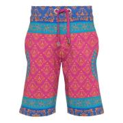 Carlo Colucci Herr Logo Clement Sweatshorts Multicolor, Herr