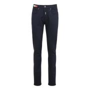 Carlo Colucci Platta Twillstoff Cazzato Jeans Blue, Herr