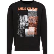 Carlo Colucci Herr Ciprani Sweatshirt Black, Herr