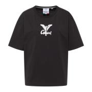 Carlo Colucci Logo Oversize T-Shirt Black, Dam