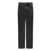 Alexander McQueen Svarta Baggy Fit Jeans med Skull Detalj Black, Herr