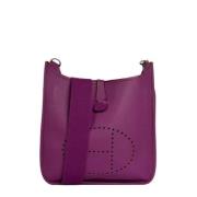 Hermès Vintage Pre-owned Laeder axelremsvskor Purple, Dam