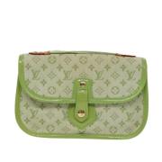 Louis Vuitton Vintage Pre-owned Canvas kuvertvskor Green, Dam