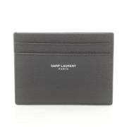 Yves Saint Laurent Vintage Pre-owned Laeder plnbcker Black, Herr