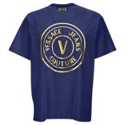 Versace Jeans Couture T-shirts och Polos Blue, Herr