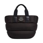 Moncler Quiltad Mini Tote Väska Black, Dam