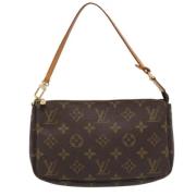 Louis Vuitton Vintage Pre-owned Canvas kuvertvskor Brown, Dam