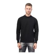 Gran Sasso Svart Alpacka Cashmere Tröja Black, Herr