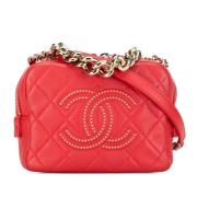 Chanel Vintage Pre-owned Laeder chanel-vskor Red, Dam