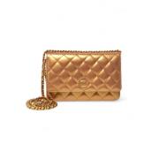 Chanel Vintage Pre-owned Tyg chanel-vskor Yellow, Dam