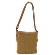 Gucci Vintage Pre-owned Canvas gucci-vskor Beige, Dam