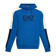 Emporio Armani EA7 Hoodie Blue, Herr