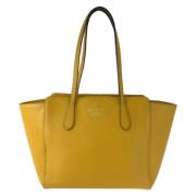 Gucci Vintage Pre-owned Laeder gucci-vskor Yellow, Dam